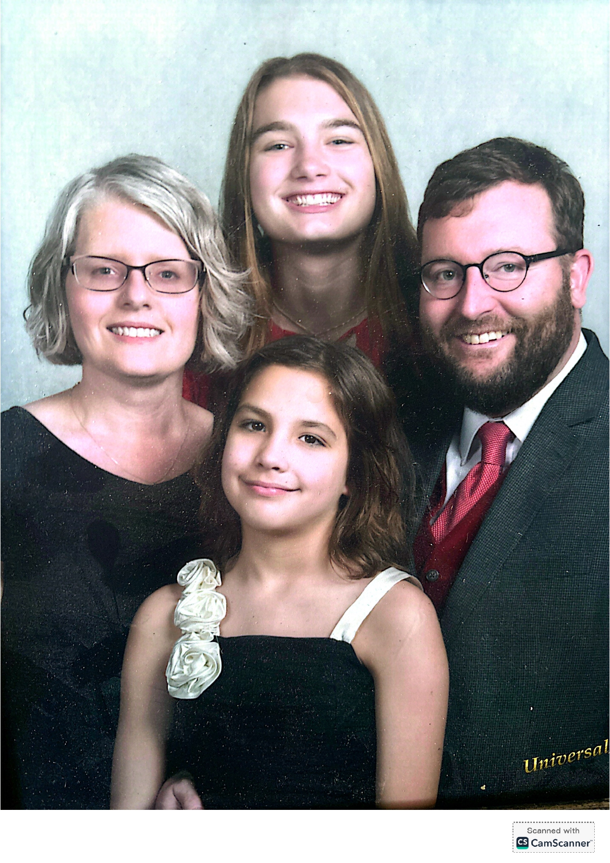 pastor family portrait